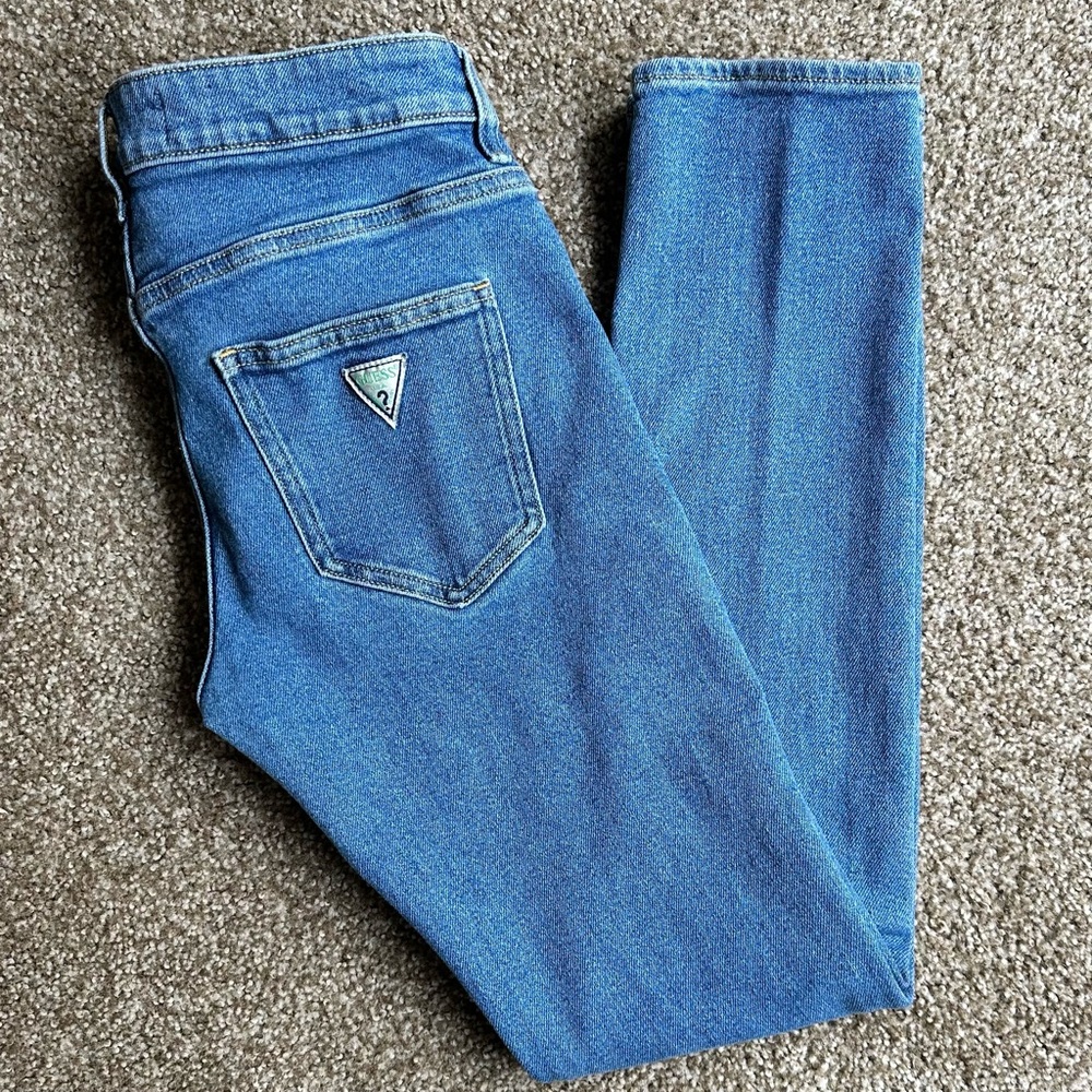 GUESS VINTAGE 5 Pocket Blue Jeans Size 30